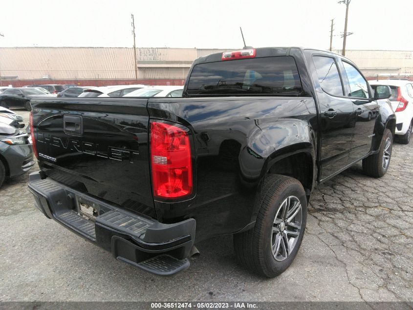 2022 CHEVROLET COLORADO 2WD WORK TRUCK - 1GCGSBEA1N1305997