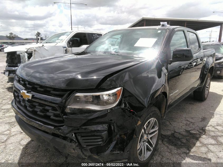 2022 CHEVROLET COLORADO 2WD WORK TRUCK - 1GCGSBEA1N1305997