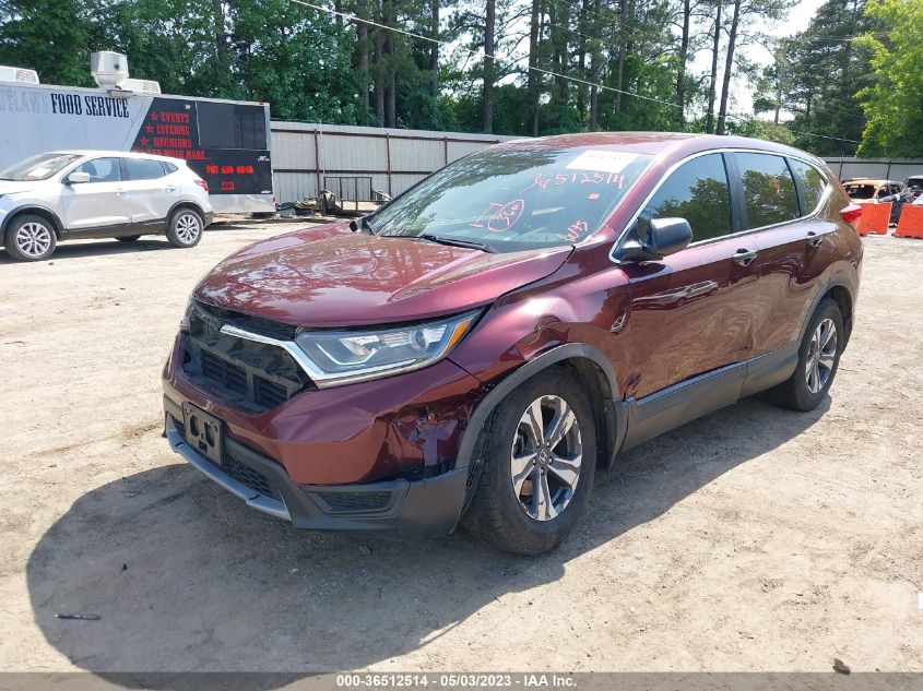 2017 HONDA CR-V LX - 7FARW5H36HE002337