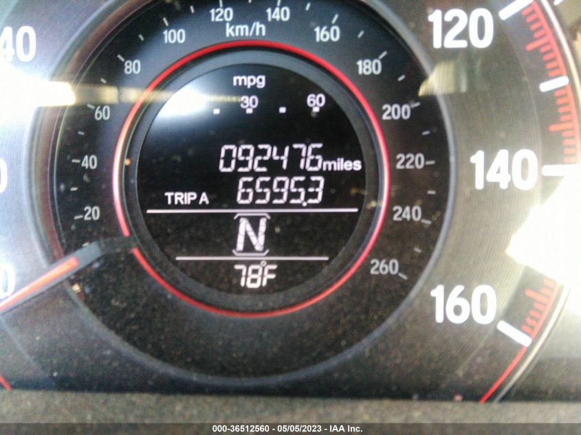 2016 HONDA ACCORD SEDAN SPORT - 1HGCR2F5XGA149409