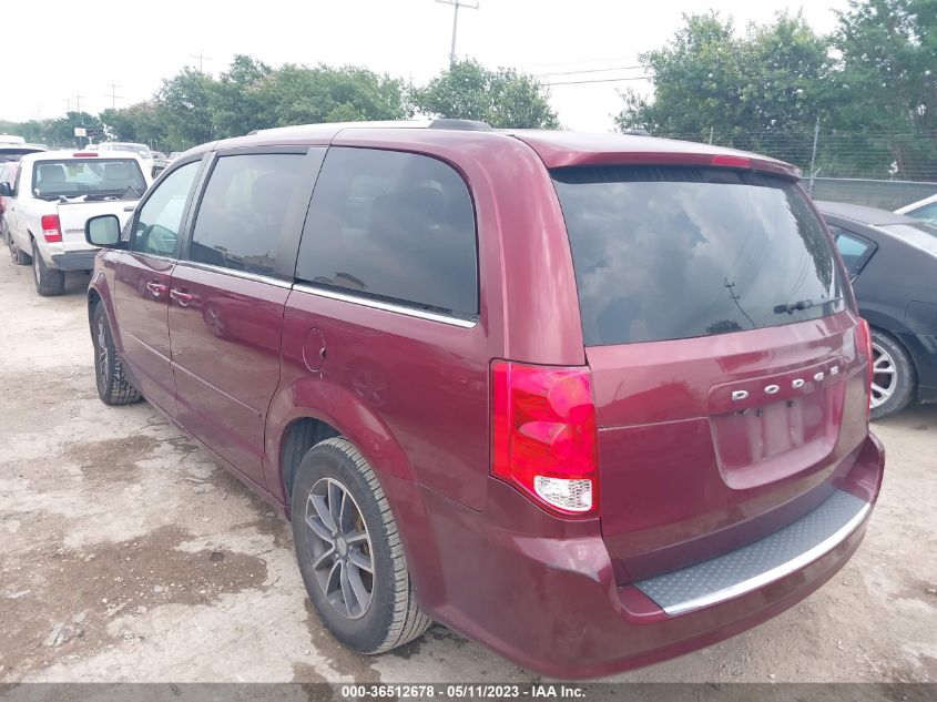2017 DODGE GRAND CARAVAN SXT - 2C4RDGCG4HR728192