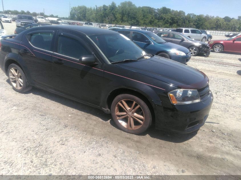 2013 DODGE AVENGER SXT - 1C3CDZCBXDN772943