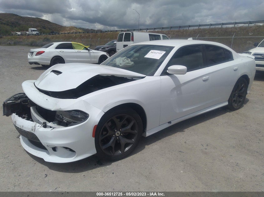 VIN 2C3CDXHG8KH740331 2019 DODGE CHARGER GT