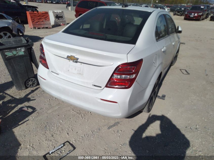 2020 CHEVROLET SONIC PREMIER - 1G1JF5SBXL4117718