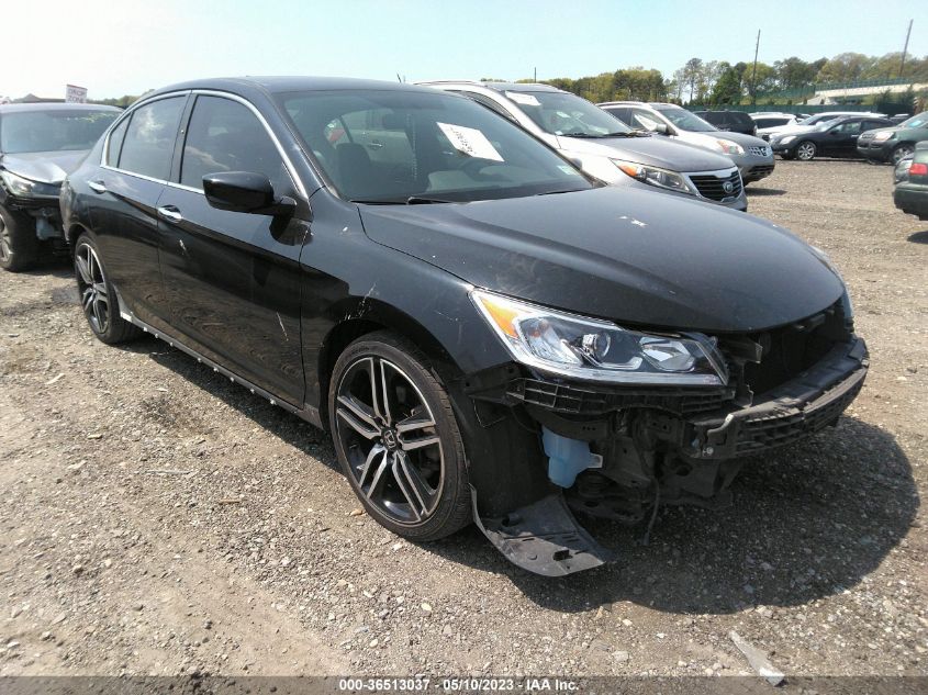 2017 HONDA ACCORD SEDAN SPORT - 1HGCR2F54HA229953