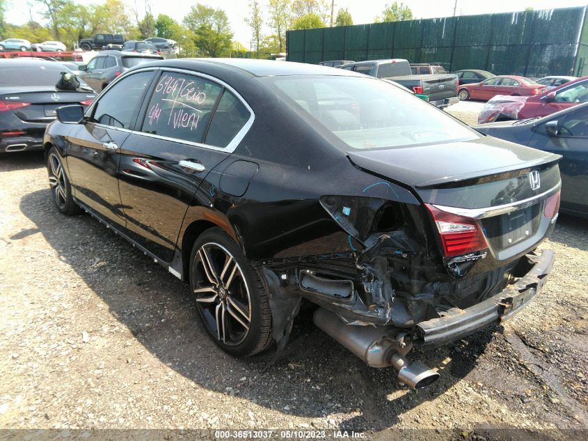 2017 HONDA ACCORD SEDAN SPORT - 1HGCR2F54HA229953