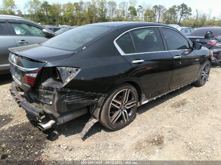 2017 HONDA ACCORD SEDAN SPORT - 1HGCR2F54HA229953