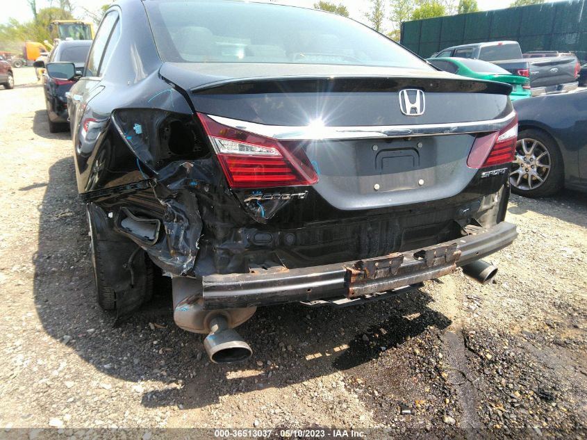 2017 HONDA ACCORD SEDAN SPORT - 1HGCR2F54HA229953