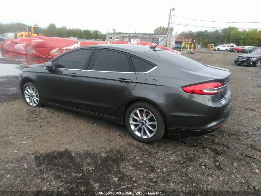 2017 FORD FUSION SE - 3FA6P0H79HR237708