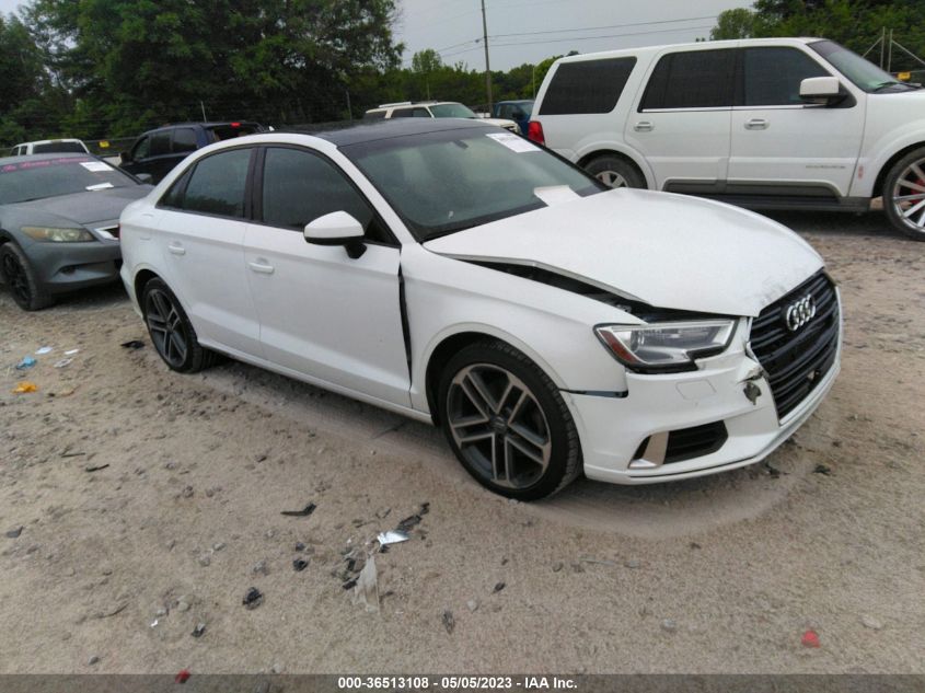 2018 AUDI A3 SEDAN PREMIUM/TECH PREMIUM - WAUAUGFF4J1010150
