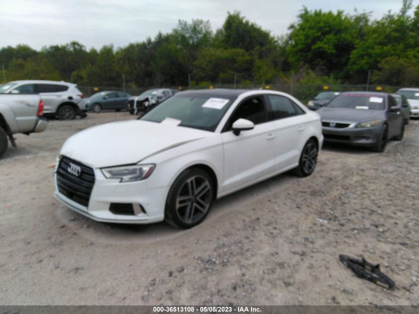 2018 AUDI A3 SEDAN PREMIUM/TECH PREMIUM - WAUAUGFF4J1010150