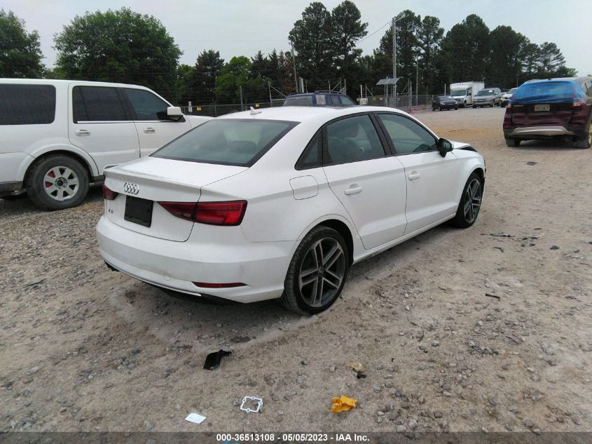 2018 AUDI A3 SEDAN PREMIUM/TECH PREMIUM - WAUAUGFF4J1010150