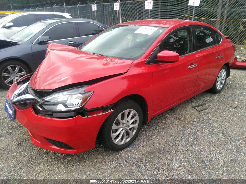 VIN 3N1AB7AP1JY343302 2018 NISSAN SENTRA SV