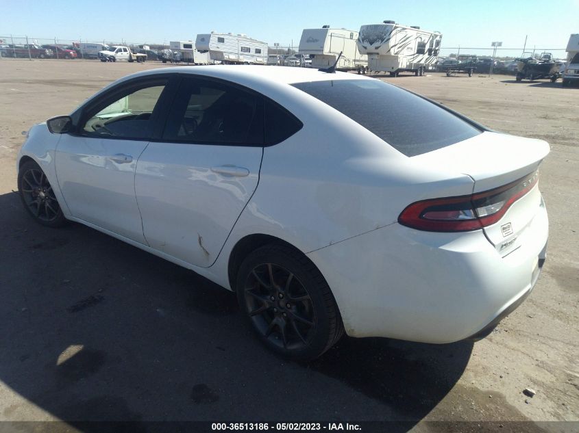 2015 DODGE DART SXT - 1C3CDFBB6FD362777