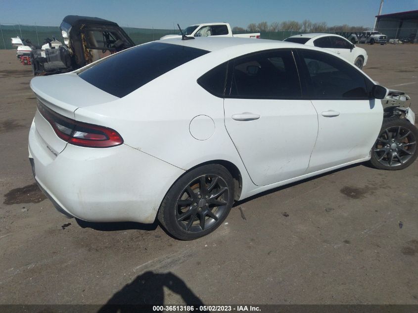 2015 DODGE DART SXT - 1C3CDFBB6FD362777