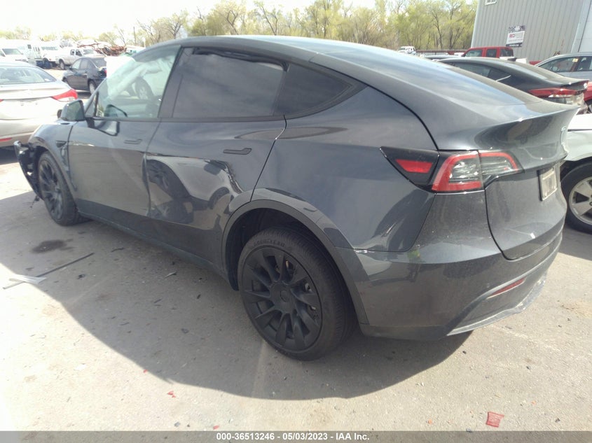 VIN 5YJYGDEE8MF265153 2021 TESLA MODEL Y LONG RANGE