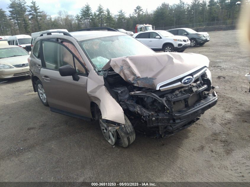 2016 SUBARU FORESTER 2.5I - JF2SJABC2GH403087