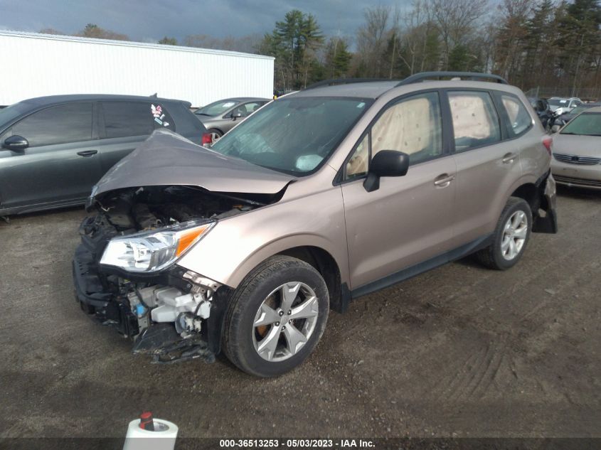 2016 SUBARU FORESTER 2.5I - JF2SJABC2GH403087