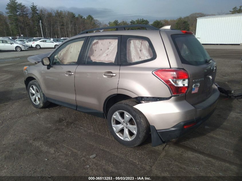 2016 SUBARU FORESTER 2.5I - JF2SJABC2GH403087