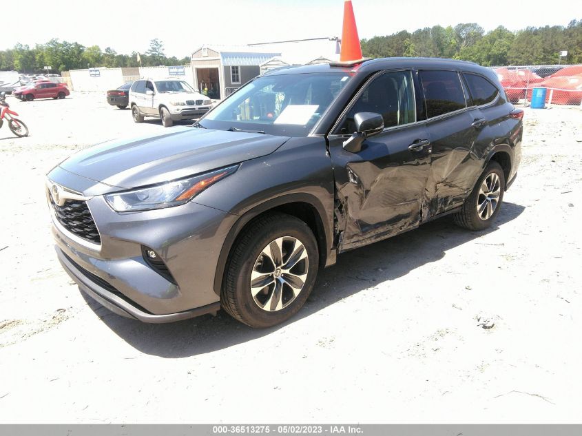 2020 TOYOTA HIGHLANDER XLE - 5TDGZRAH6LS007498