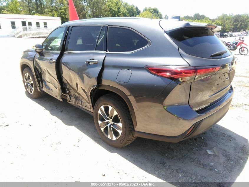 2020 TOYOTA HIGHLANDER XLE - 5TDGZRAH6LS007498