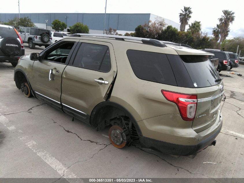 2013 FORD EXPLORER LIMITED - 1FM5K7F81DGC11593