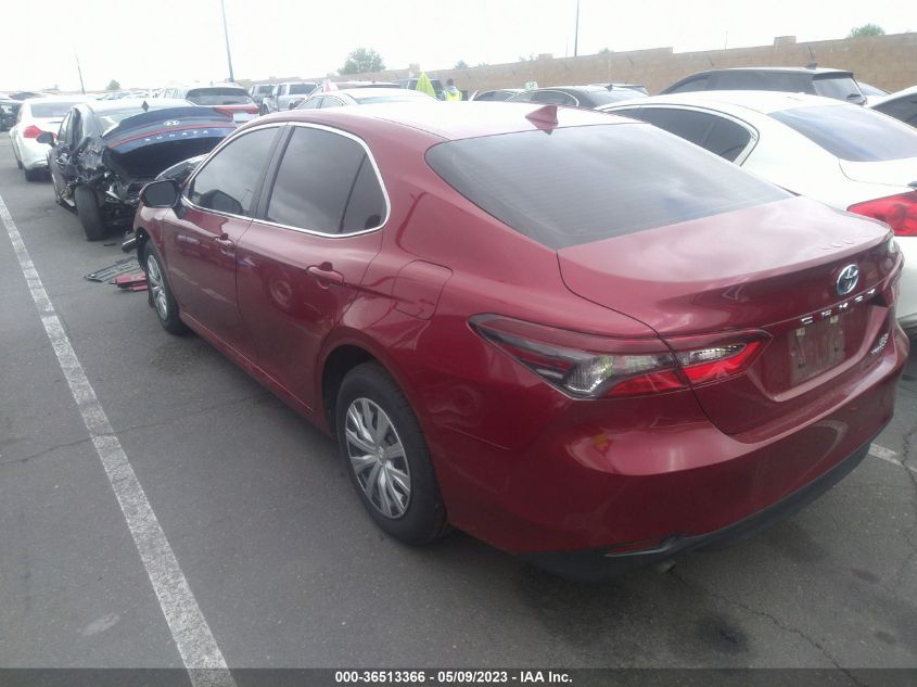 2021 TOYOTA CAMRY HYBRID LE - 4T1C31AK9MU561964