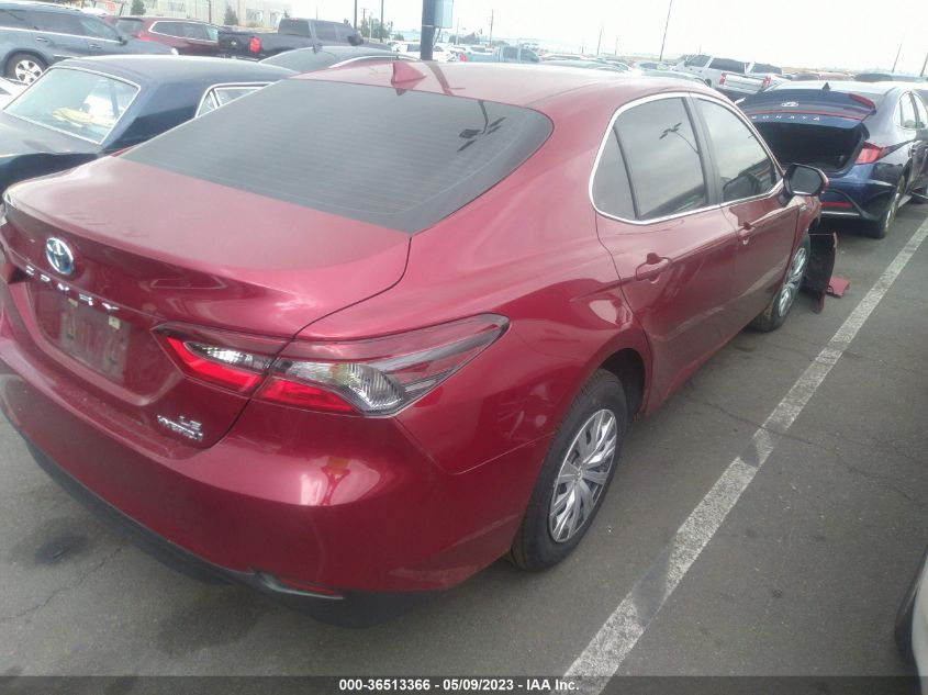 2021 TOYOTA CAMRY HYBRID LE - 4T1C31AK9MU561964