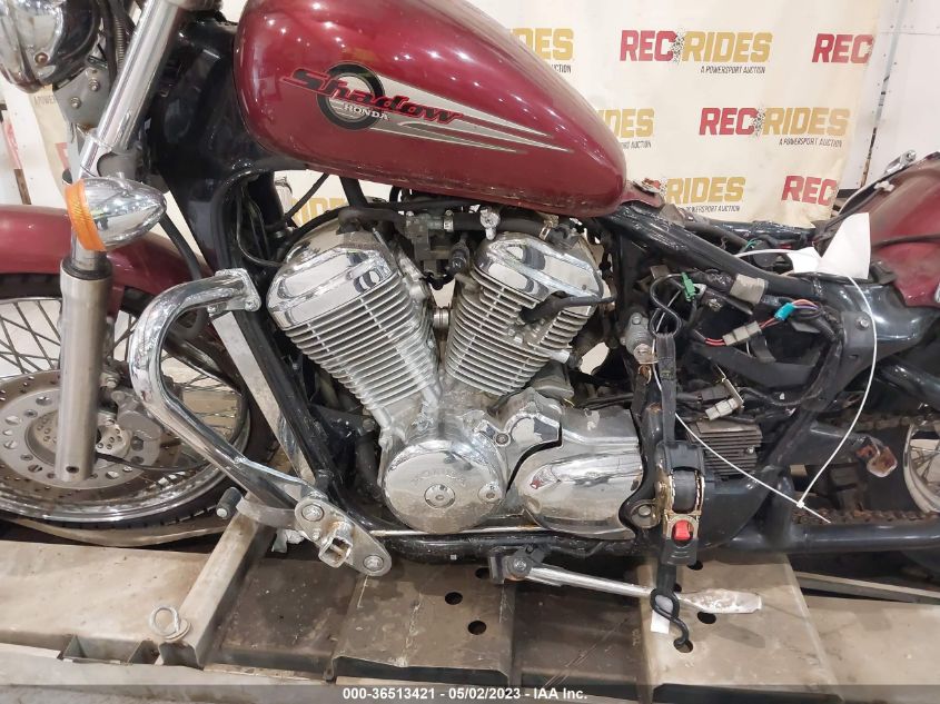 2001 HONDA VT600 CD JH2PC21381M212477