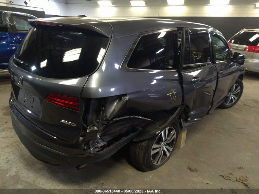 2016 HONDA PILOT EX-L - 5FNYF6H51GB098777