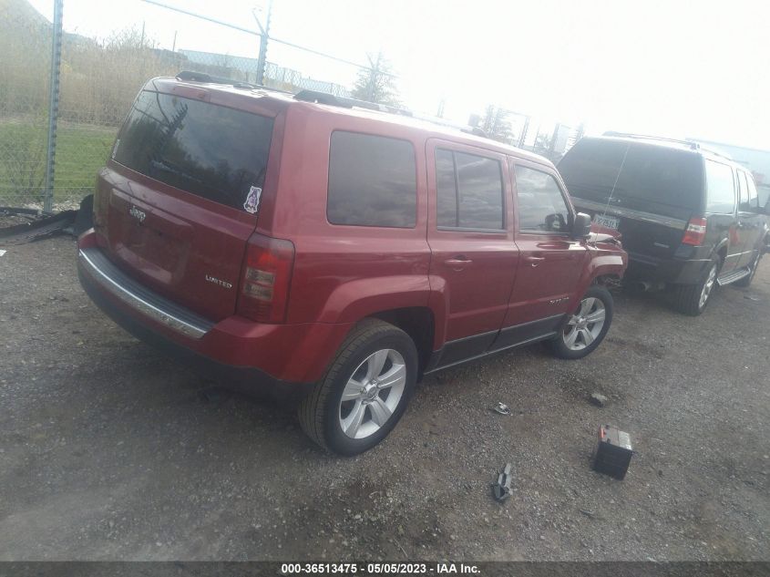 2014 JEEP PATRIOT LIMITED - 1C4NJPCB4ED630676