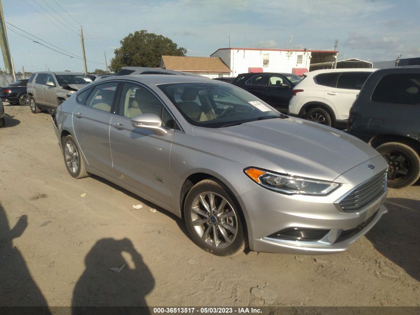 2018 FORD FUSION ENERGI SE - 3FA6P0PU8JR174226