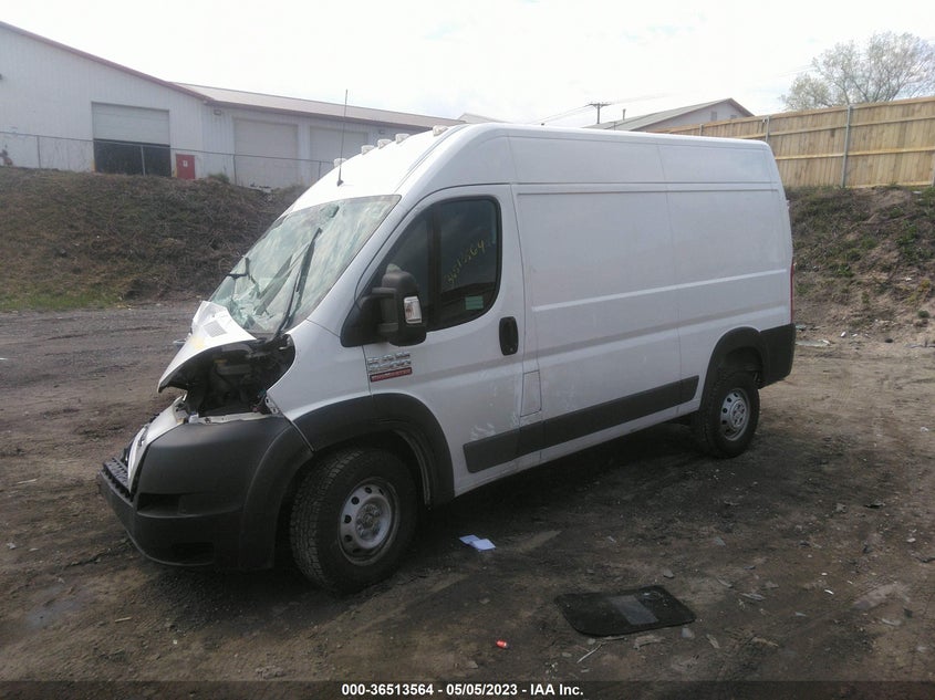VIN 3C6LRVCG3ME567848 2021 RAM PROMASTER CARGO VAN