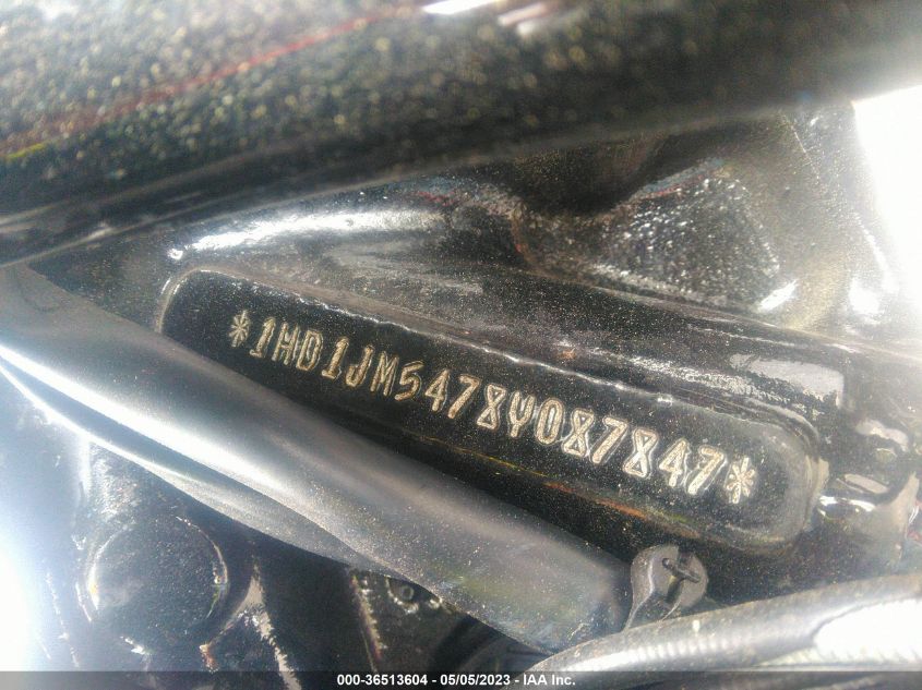 2008 HARLEY-DAVIDSON FLSTSB 1HD1JM5478Y087847