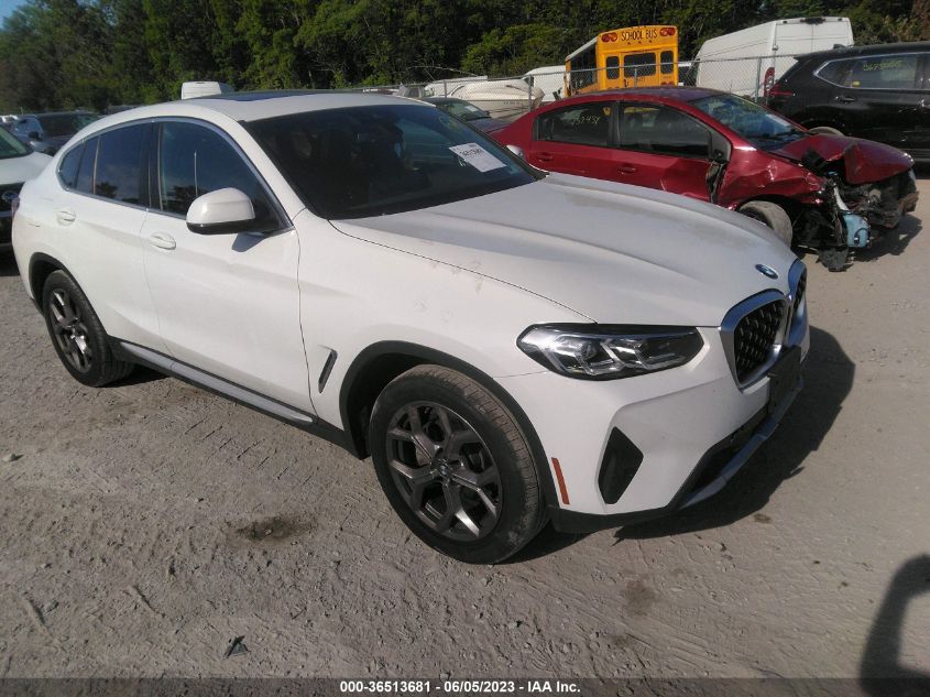 2022 BMW X4 XDRIVE30I - 5UX33DT05N9K46258