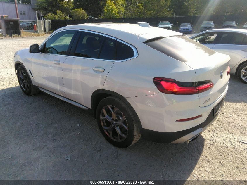2022 BMW X4 XDRIVE30I - 5UX33DT05N9K46258