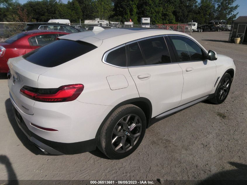 2022 BMW X4 XDRIVE30I - 5UX33DT05N9K46258
