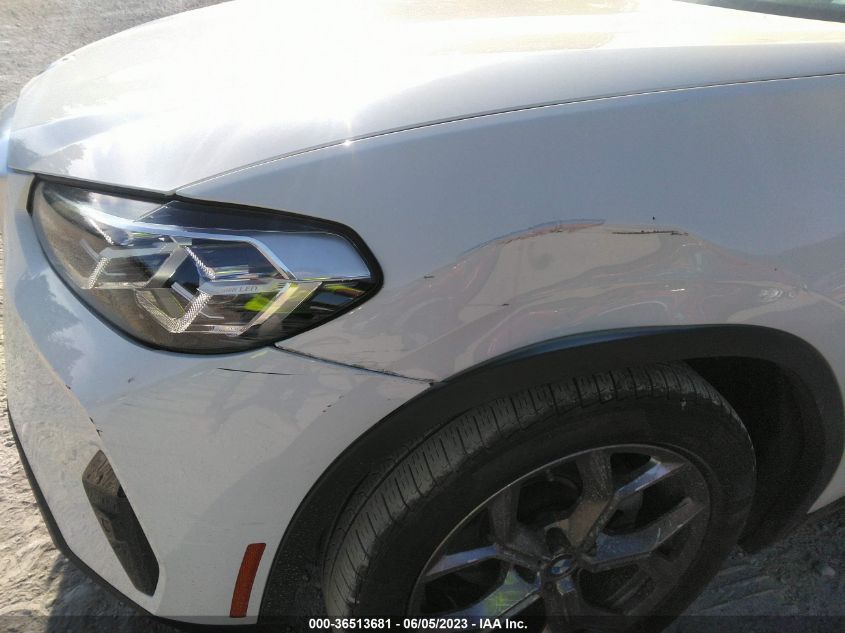 2022 BMW X4 XDRIVE30I - 5UX33DT05N9K46258