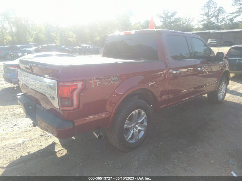 2016 FORD F-150 XLT/XL/LARIAT/PLATINUM - 1FTEW1EG8GFA67002