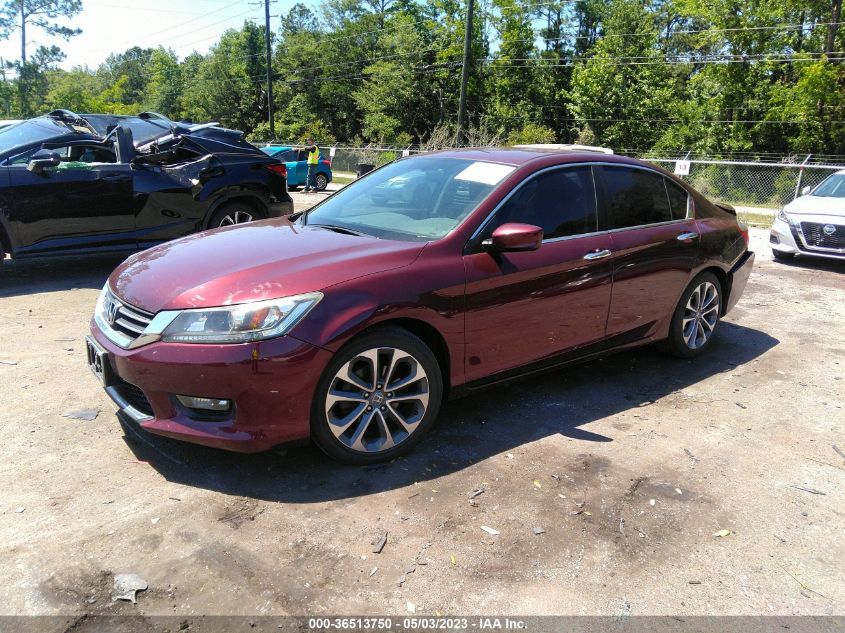 2014 HONDA ACCORD SEDAN SPORT - 1HGCR2F5XEA247434
