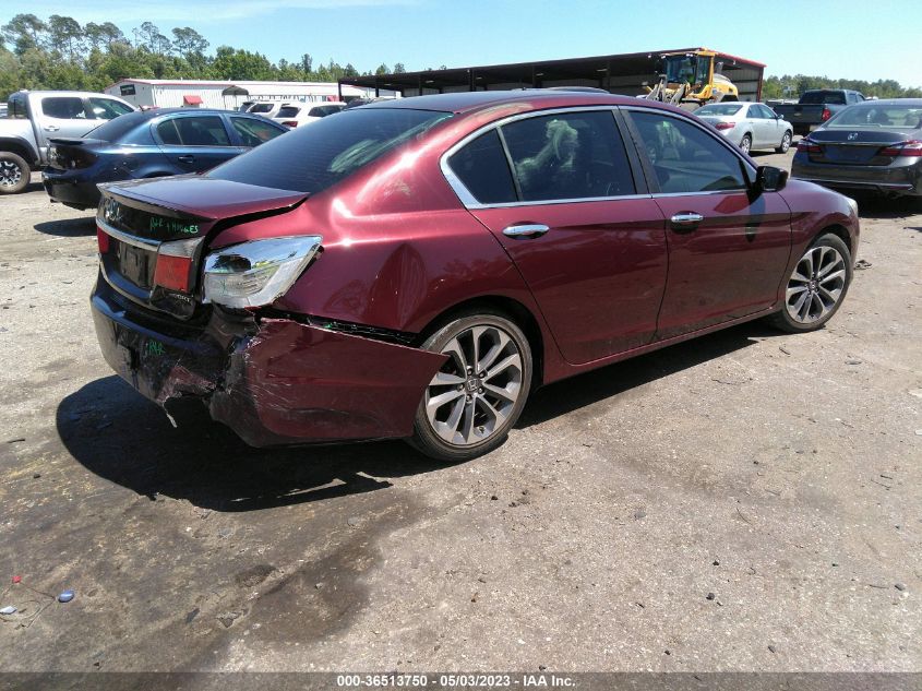 2014 HONDA ACCORD SEDAN SPORT - 1HGCR2F5XEA247434