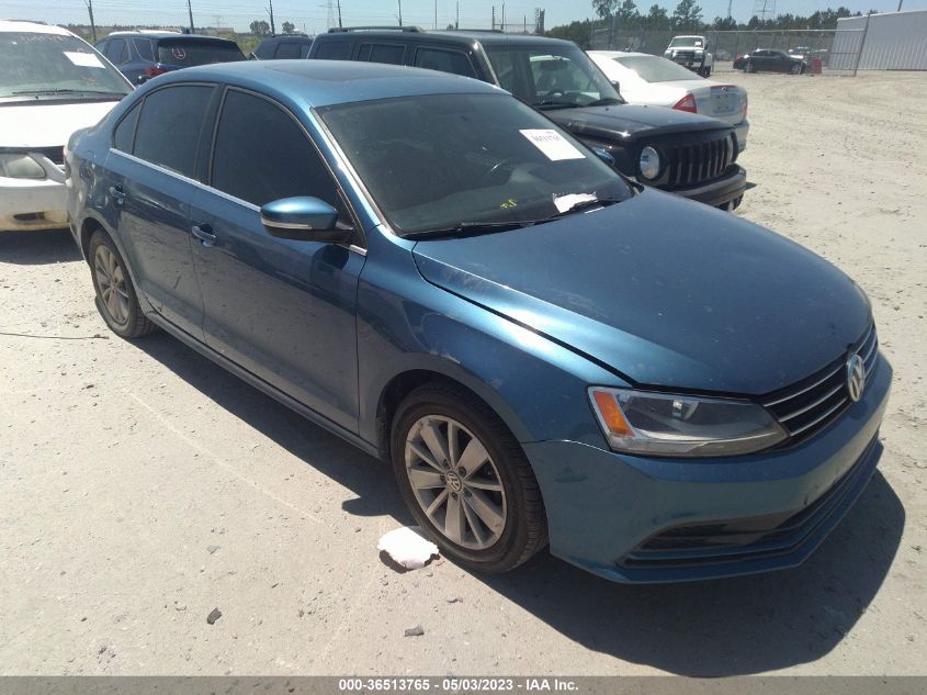 2015 VOLKSWAGEN JETTA SEDAN 1.8T SE W/CONNECTIVITY - 3VWD17AJ3FM239141