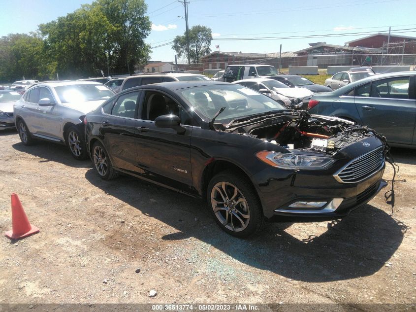 2017 FORD FUSION HYBRID SE - 3FA6P0LU0HR356521