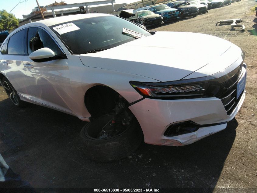 2021 HONDA ACCORD SEDAN SPORT SE - 1HGCV1F49MA005505