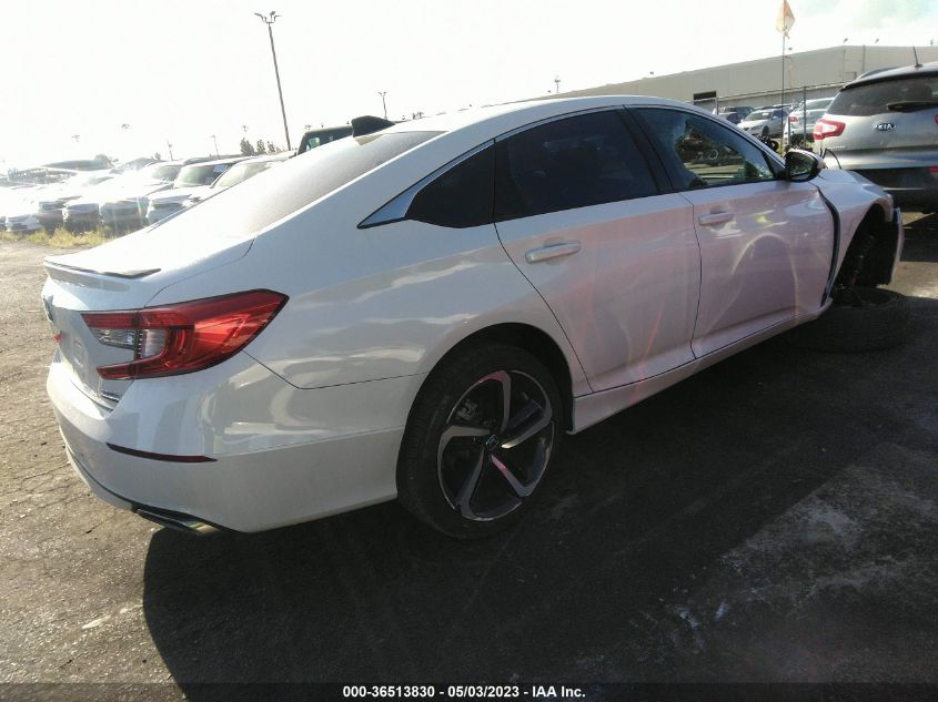 2021 HONDA ACCORD SEDAN SPORT SE - 1HGCV1F49MA005505