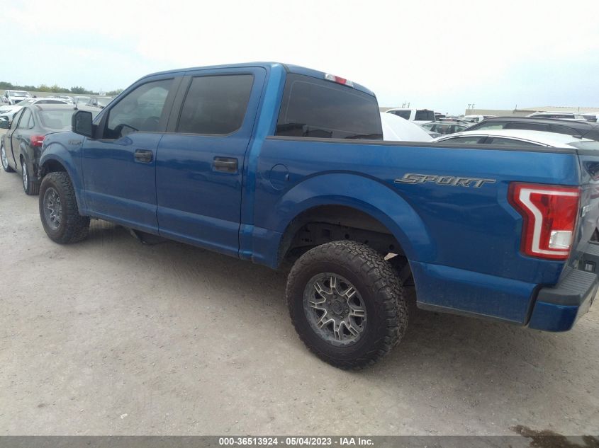 2017 FORD F-150 XL/XLT - 1FTEW1C82HFA09576