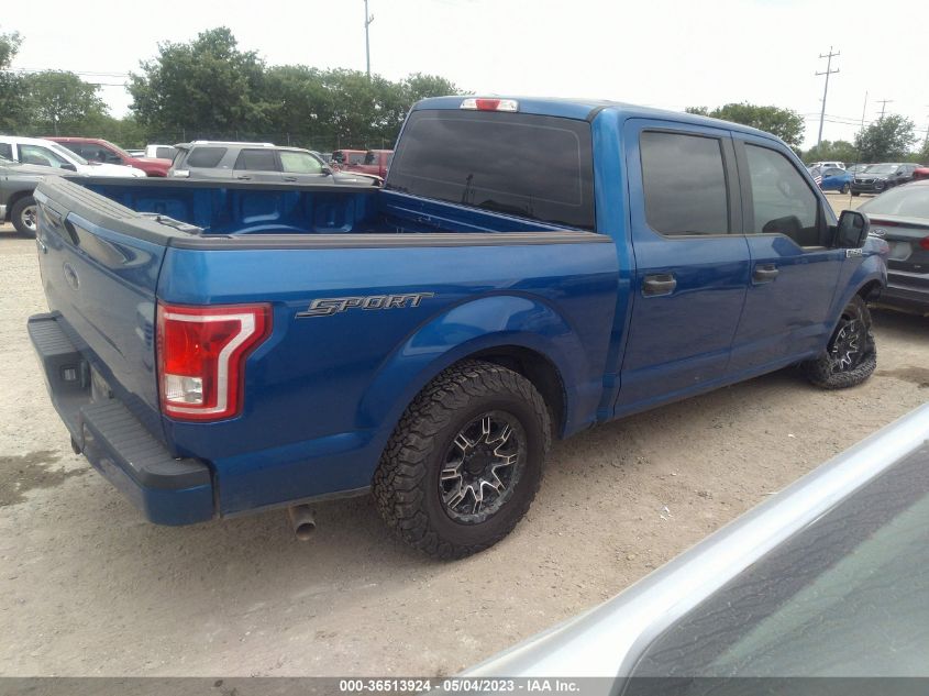 2017 FORD F-150 XL/XLT - 1FTEW1C82HFA09576