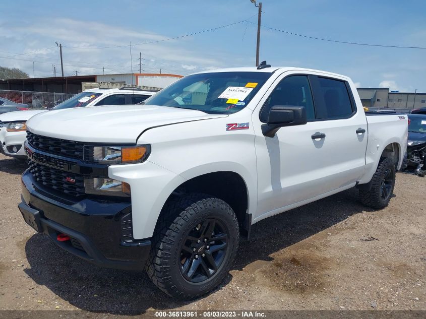 2021 CHEVROLET SILVERADO 1500 CUSTOM TRAIL BOSS - 1GCPYCEF4MZ438429