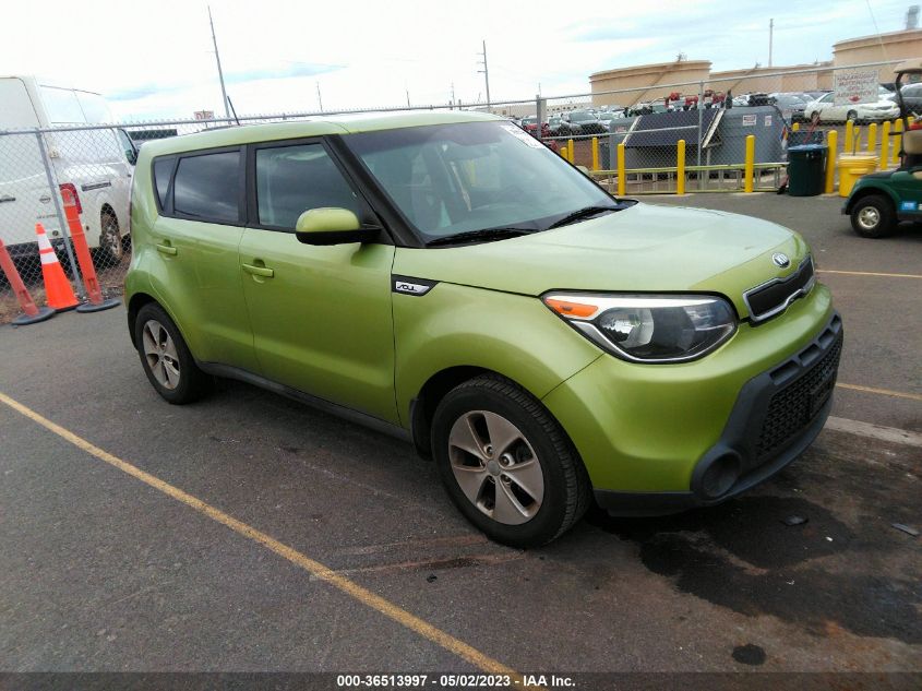 2016 KIA SOUL BASE - KNDJN2A24G7866643