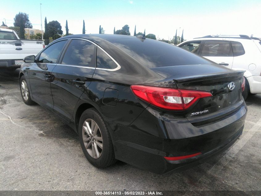 2017 HYUNDAI SONATA 2.4L - 5NPE24AF2HH444697